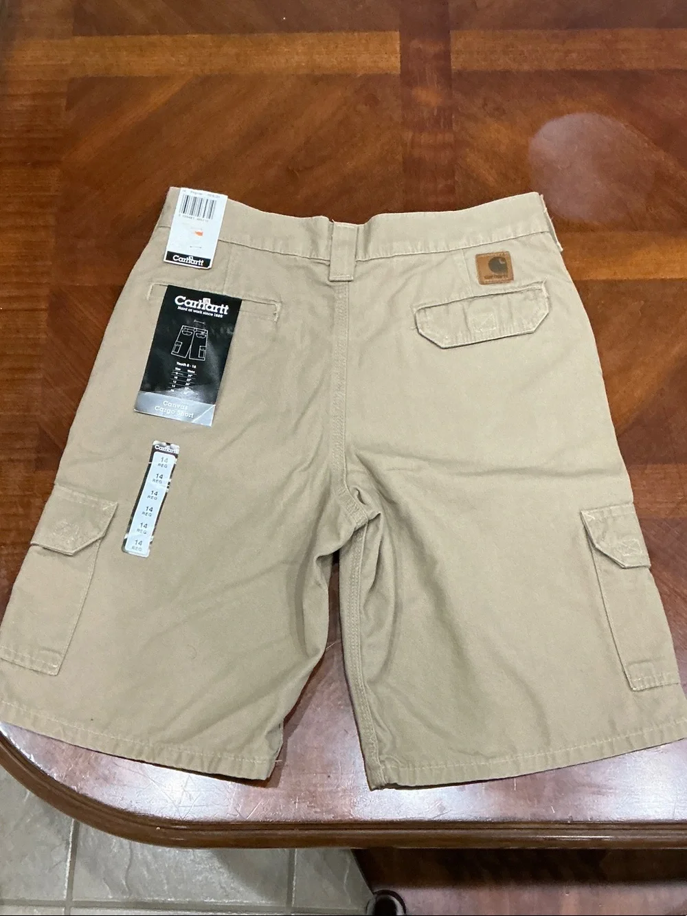 Carhartt Boy’s Cargo Shorts - Tan